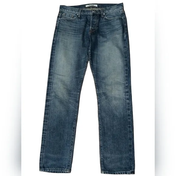 Baldwin Selvedge Men’s The Charlie Boy Fit Jeans Sz 26 (34x30) Selvage