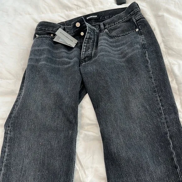Balenciaga men’s black jeans 36”
          
      NWT