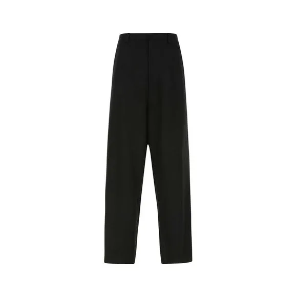 BALENCIAGA Black wool wide-leg pant
          
      NWT