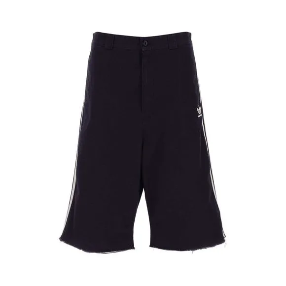 BALENCIAGA Dark purple cotton bermuda shorts
          
      NWT