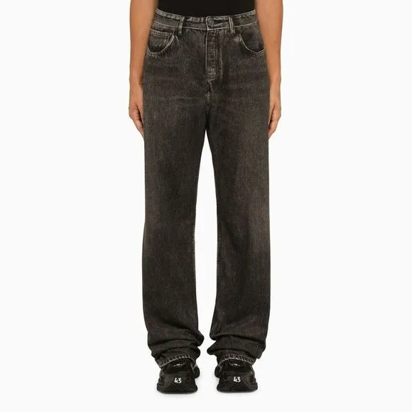 Balenciaga Wide Black Denim Trousers
          
      NWT