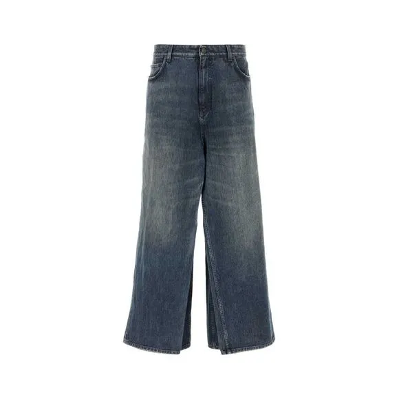BALENCIAGA Denim Wide-Leg Double Front Jeans
          
      NWT
