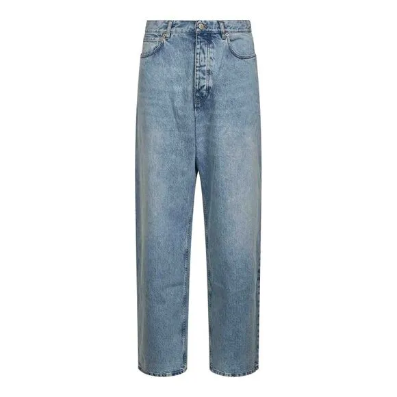Balenciaga Men Light Blue Denim Baggy Jeans
              
      NWT