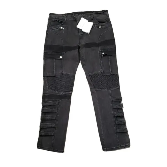 Balmain Paris Mens Biker Moto Jeans size 40 W 38×32
          
      NWT