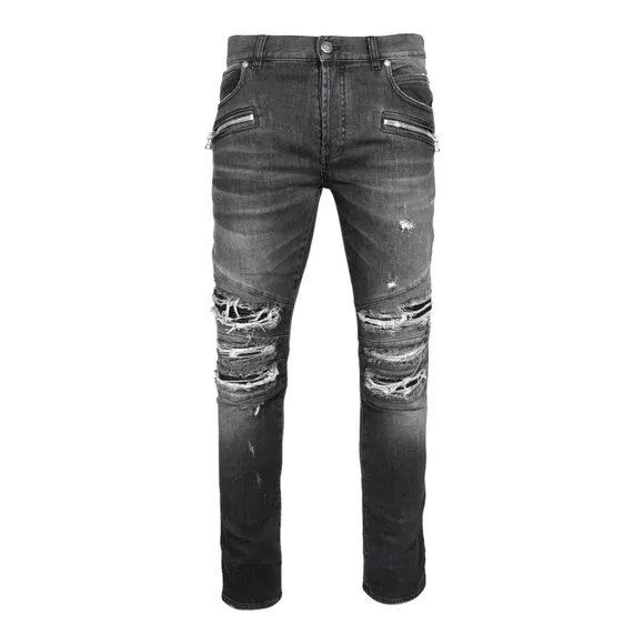 BALMAIN RIBBED PATCHES SLIM JEANS
          
      Boutique
