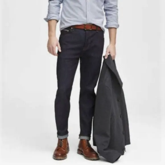 Banana Republic Slim Dark Wash Selvedge Jean 28/32 +
          
      NWT
