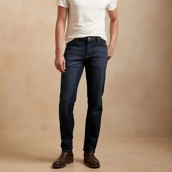 Banana Republic Slim Watershed Mill Valley Denim Stretch Jean 42/34 Medium Wash~
          
      NWT