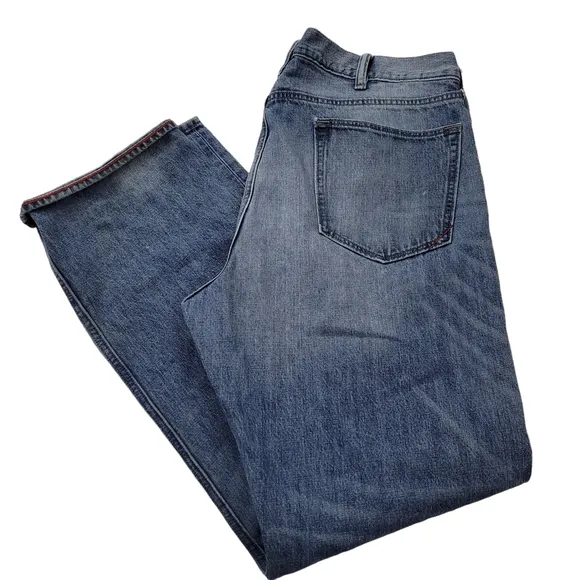 Banana Republic Mens Jeans 40 x 34 Vintage Straight Leg Medium Wash