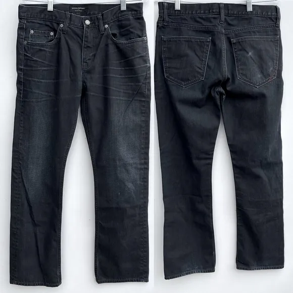 Banana Republic Vintage Straight Men’s Black Jeans 31/30 EUC