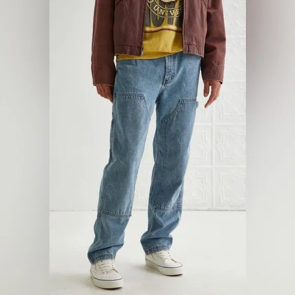 BDG Pull-On Double Knee Jean - Brine Wash Size S.