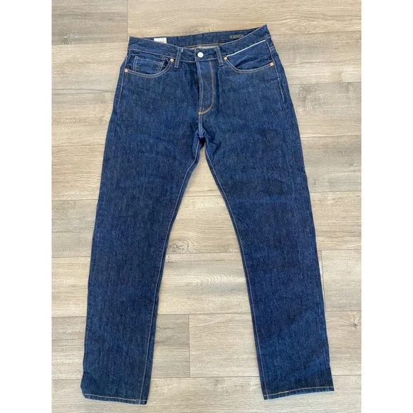 Benzak BDD B03 Mens 32X30 Special #2 Tapered 15oz Dark Indigo Selvedge Jeans