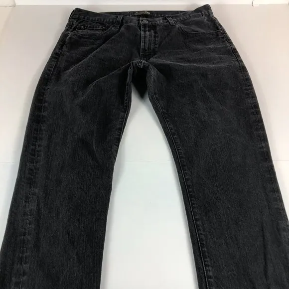 Big Star Jeans Men's 35* Regular Archetype Slim Fit Black Fade Denim Pants
