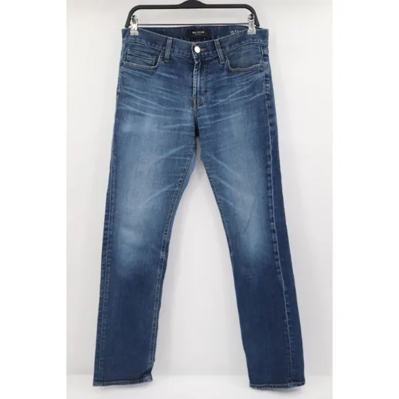 big star men's size 30R 15 division modern straight mid rise jeans blue stretch