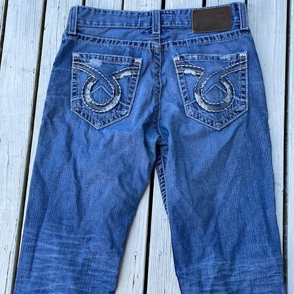BIG STAR Pioneer Mens Bootcut Jeans from BUCKLE Distressed