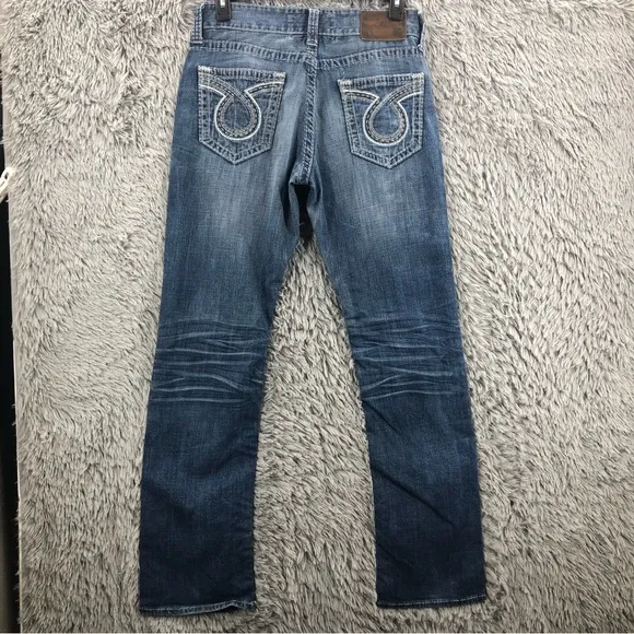 Big Star Men’s 31L Pioneer Straight Whiskered Jeans
