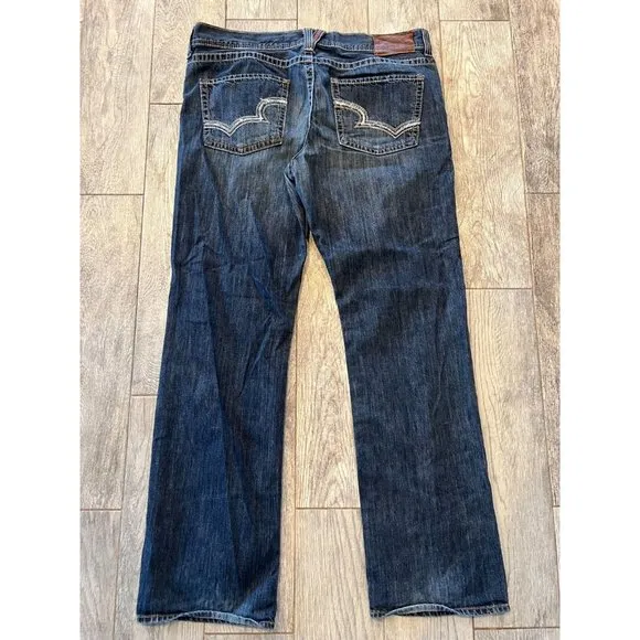 Big Star Union Straight Leg 40L Denim Jeans 40 Long MMHUNTYPYR Mens Cotton