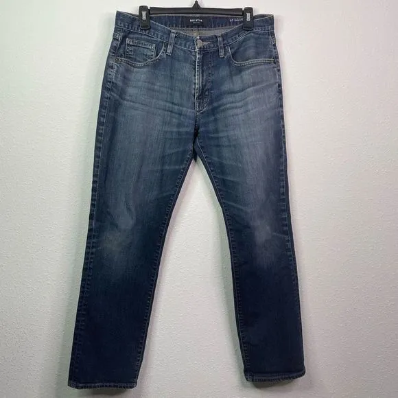 Big Star Union Comfort Straight Jeans Men’s Size 31 Short