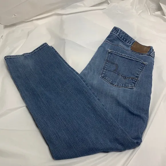MEN’S Big Star Blue Union Regular Straight Jeans Size 38L
