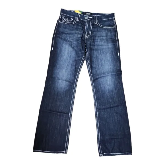 607 - NWT Men’s Big Star Relaxed Straight Eastman Jeans Size 36L - very nice
          
      NWT