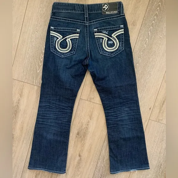 Big Star Orion Slim Boot Blue Jeans Size 32R