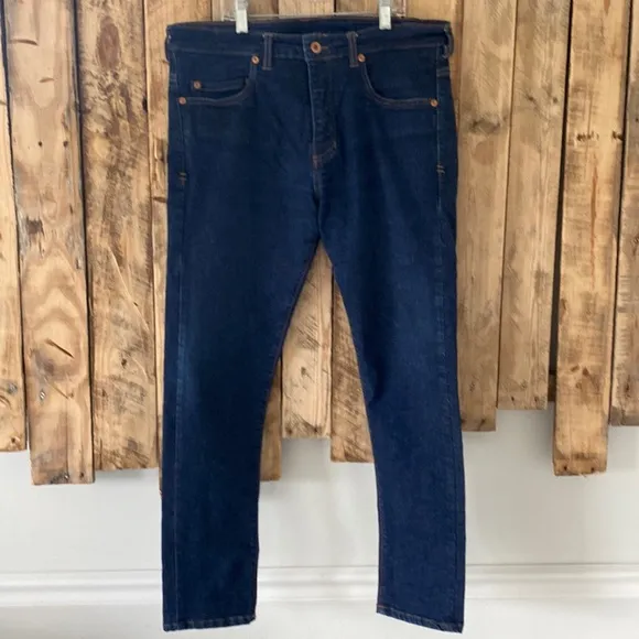 Billiam Jeans Men’s Blue Slim Stretch Denim Made In USA Size 32 x 27.5