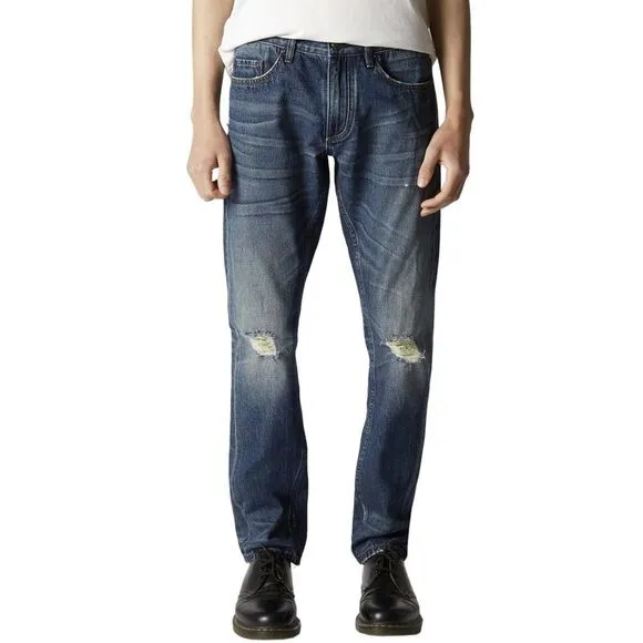 Blank NYC Mens Slim Fit Jeans 33x32 Double Fisting Blank NYC Blue [BLANKNYC]
          
      NWT