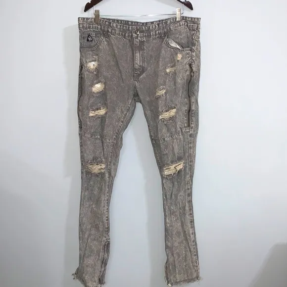 DNM Collection quality New York Original denim jeans 38 Distressed 100% cotton