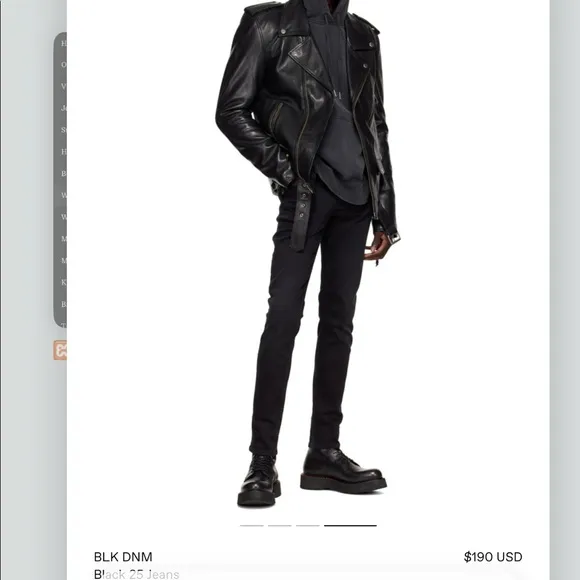 BLK DNM
Black 25 Jeans