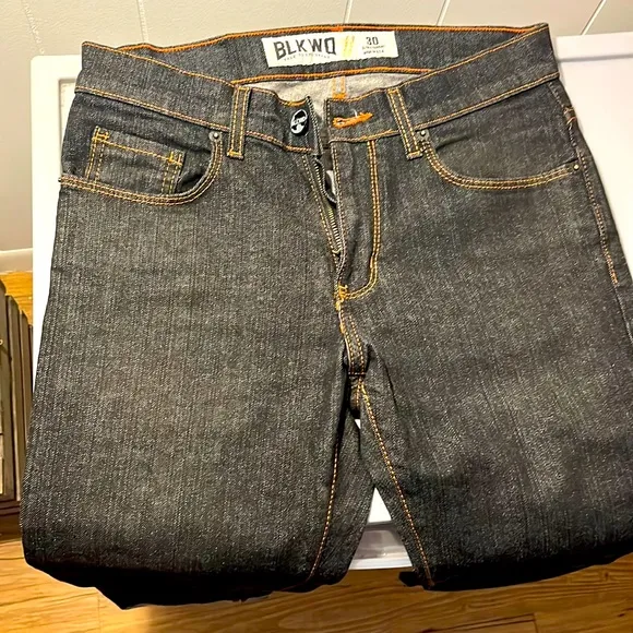 30x29 cropped BLKWD Selvedge Jeans