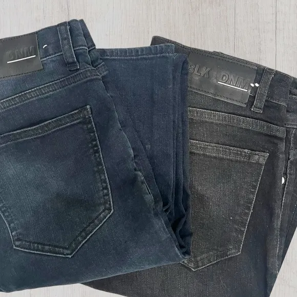 Lot of 2 BLK DNM Mens Slim Jeans Sz 28