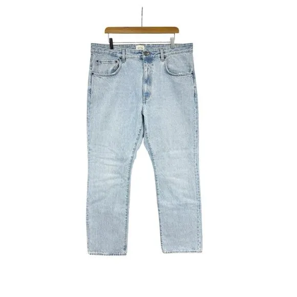 BLK DNM Denim Jeans 55 Sun Fade Blue Straight Leg Men’s Jeans Size 38X32