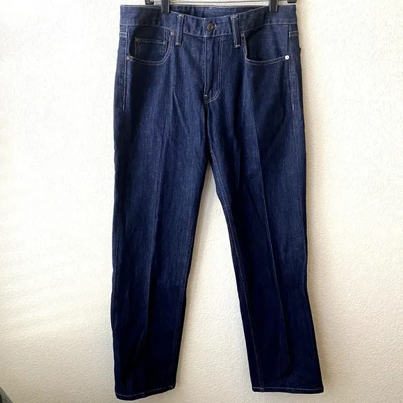Bonobos Mens Jeans Size 32x32 (31) Straight The Blue Jean 19512-bl969 Dark Wash