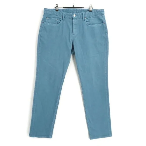 Bonobos Mens Jeans Slim Fit Zip Fly Blue Denim Size 36x32