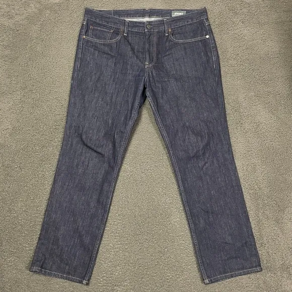 Bonobos Jeans Mens 36 Blue Denim Pants Straight Fit Stretch Casual Preppy 36x30