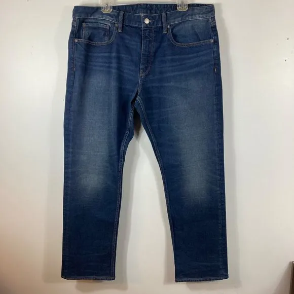 Mens Bonobos Jeans Slim Organic Cotton Spandex 38 x 30