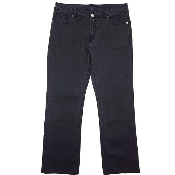 Y2K Bonobos Straight Leg Jeans Mens 35x32 Navy Stretch Cotton Classic 10" Rise