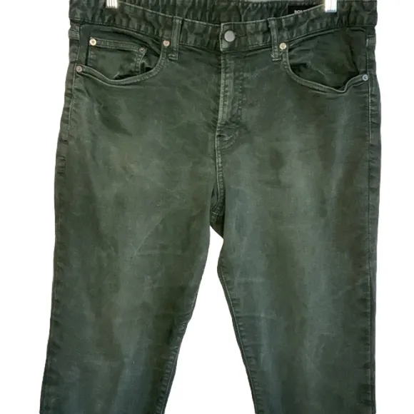 Bonobos - mens distressed black grey jeans size 38 x 32