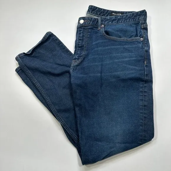 Bonobos Jeans Mens Size 39x30 Slim Fit Stretch Denim Dark Wash Blue
