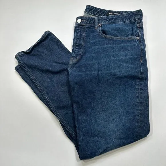 Bonobos Jeans Mens Size 39x30 Slim Fit Stretch Denim Dark Wash Blue