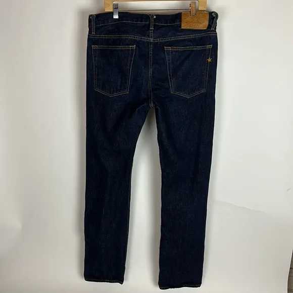 Brave Star Selvedge Jeans Indigo Blue Button Fly Men’s Size 36