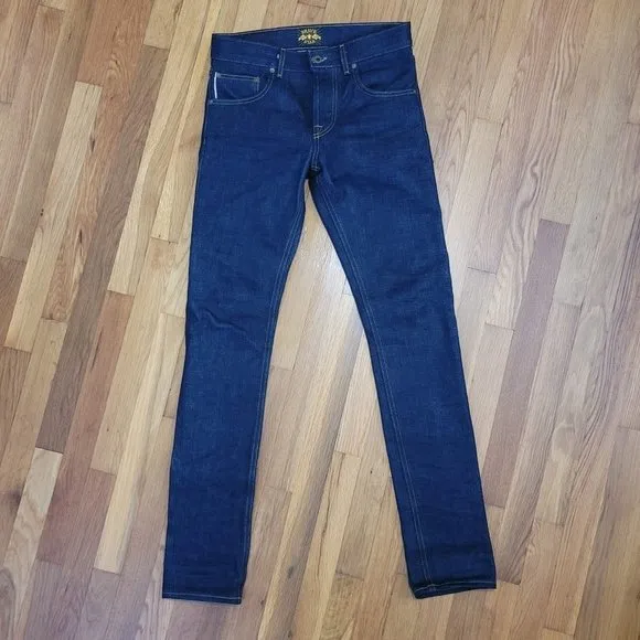 Brave Star The Slim Taper 21.5 oz Gauntlet Selvage Denim Jeans 29 Blue