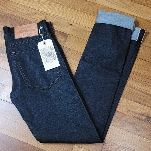 Brave Star Slim Taper Broken Arrow Twill Japan Selvage 28 x 36 13.5 Denim Jeans
          
      NWT