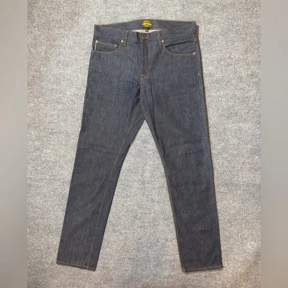 NWOT Brave Star Selvage Denim Jeans The Slim Straight Men's Made in USA Size 36