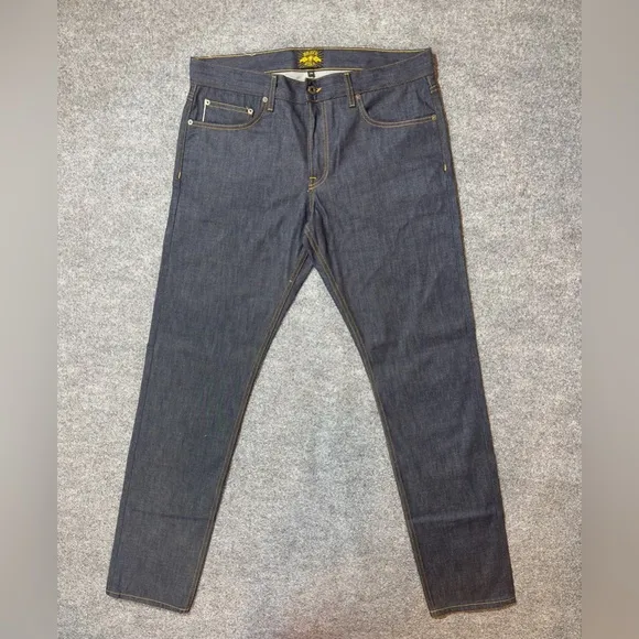 NWOT Mens Brave Star The Regular Taper Selvage Denim Jeans Size 36 Made In USA