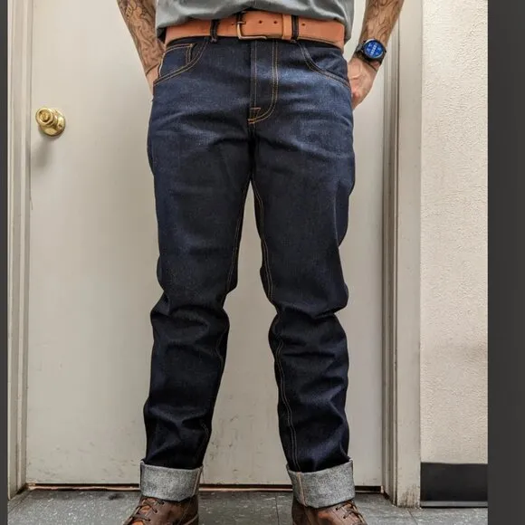 Brave Star Selvage Strongman Jeans 14oz Bison Japan Size 42x34 Redline NWT Work
          
      NWT