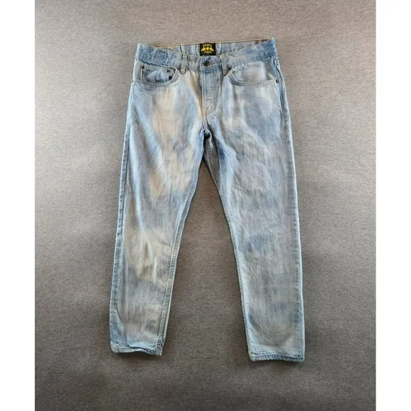 Brave Star Selvage Selvedge A Cone Blue Jeans Mens 35x29 Light Wash Made in USA