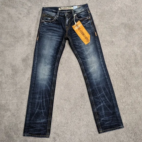 NWT BUCKAROO Jeans Mens 31x32 Blue Thick Stitch Straight Original Vintage Dark
          
      NWT