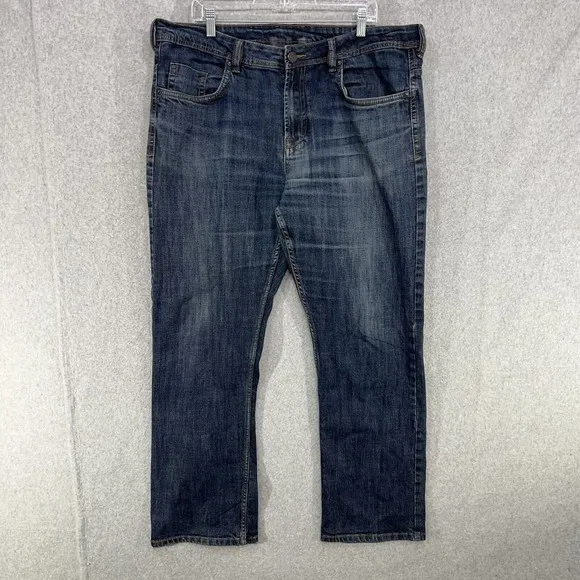 Buffalo David Bitton Driven-X Basic Straight Blue Jeans Mens Size 38 X 32