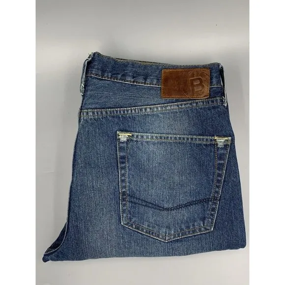 Bullhead Denim Jeans 34X32 Blue Gravels Slim 100% Cotton Zip Fly