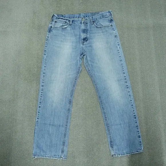 Bull Head Denim Jeans Men's Size 36 X 29 Blue Straight Leg Cotton